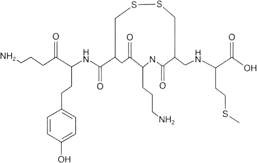 AOD-9604 skeletal structure