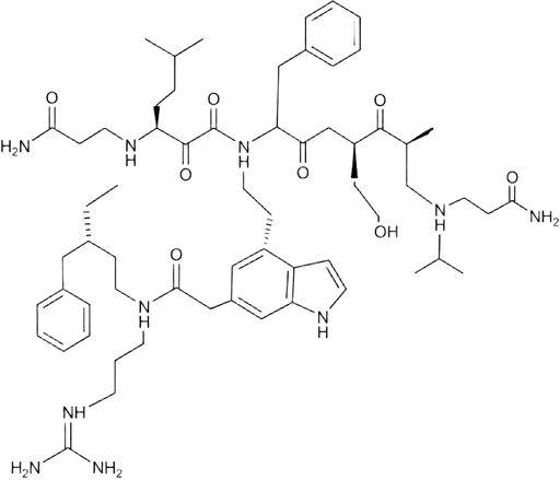 CJC-1295 + Ipamorelin skeletal structure