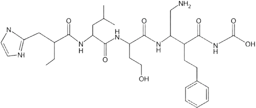 Cagrilintide skeletal structure